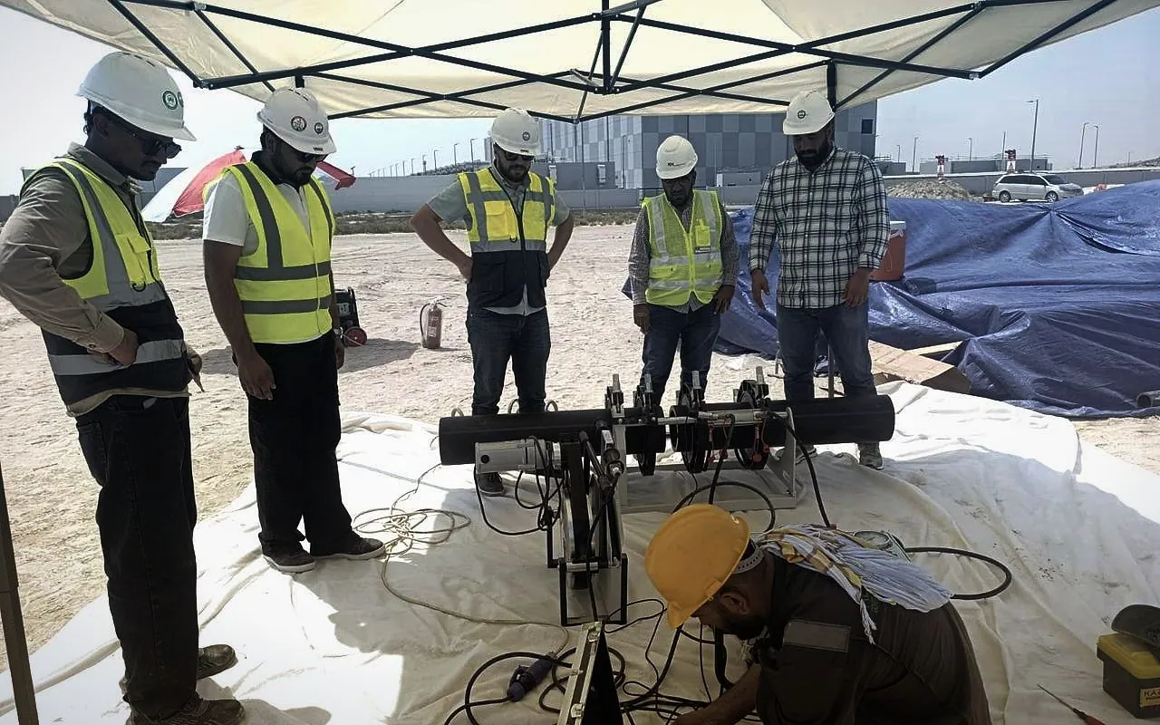 HDPE butt fusion and electrofusion