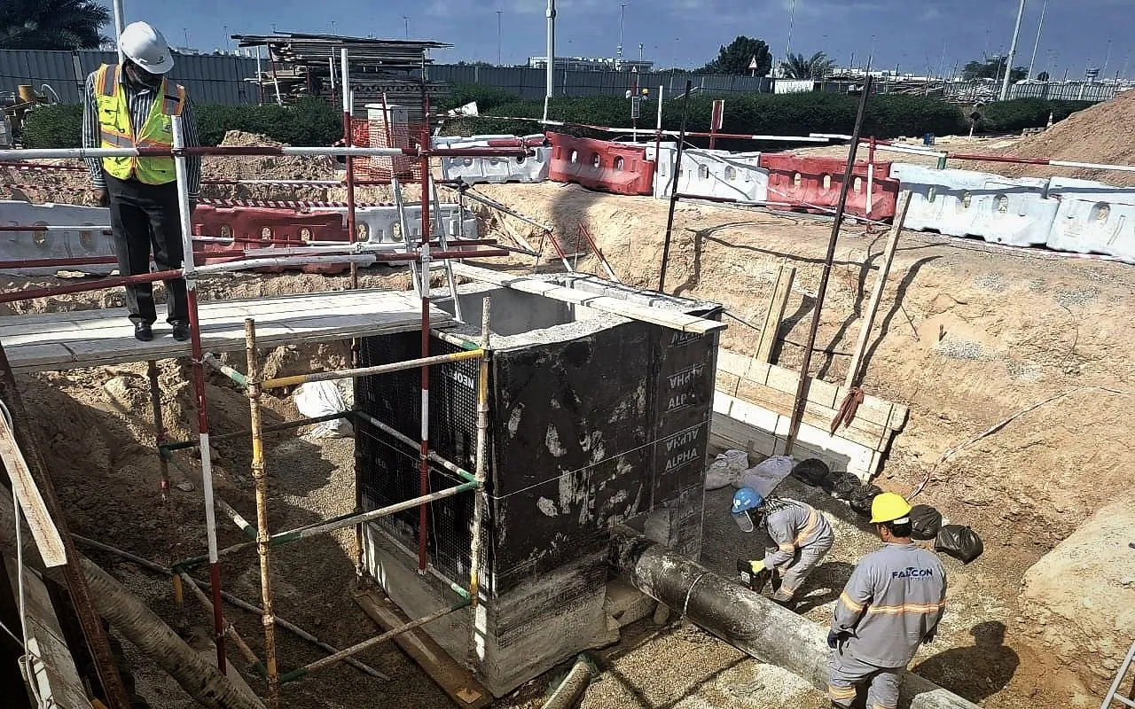 Valve chambers, hydrants and house connections